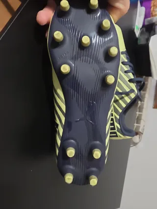 Zapatillas Puma Futbol Amarillas y Azules