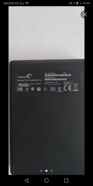 Disco Duro Externo 2TB Seagate