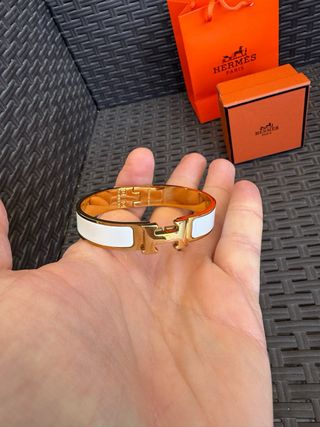 Bracciale Hermès Oro Bianco
