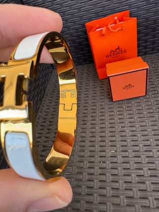 Bracciale Hermès Oro Bianco