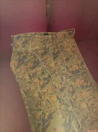 Falda Desigual Camuflaje