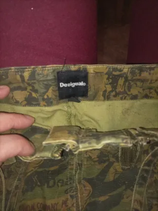 Falda Desigual Camuflaje