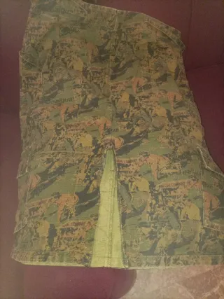 Falda Desigual Camuflaje