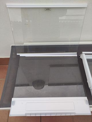 Cajónes Frigorífico Samsung  blanco y cristal