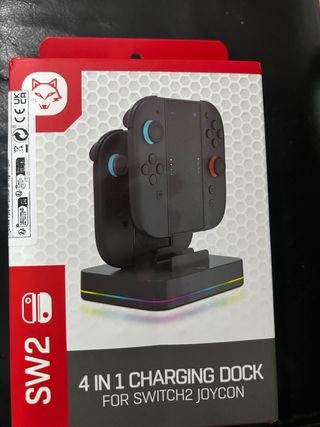 Base Carga 4 en 1 SW2 para Joy-Con Switch