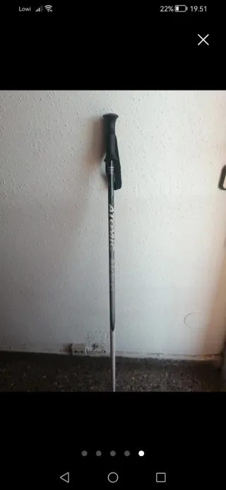 Botas y esquíes Salomon y Atòmic.