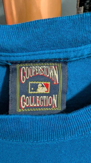 Camiseta Vintage NY Mets Gari Carter Azul