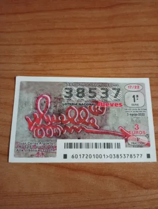 Varios Decimos Lotería Nacional - Muelle