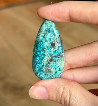 Lote Crisocola con shattuckita cabujones