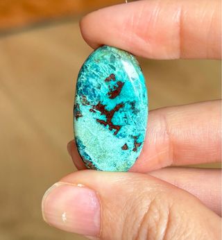 Lote Crisocola con shattuckita cabujones