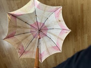 Dos paraguas tela de años 40