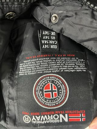 Chaqueta GEOGRAPHICAL NORWAY Negra