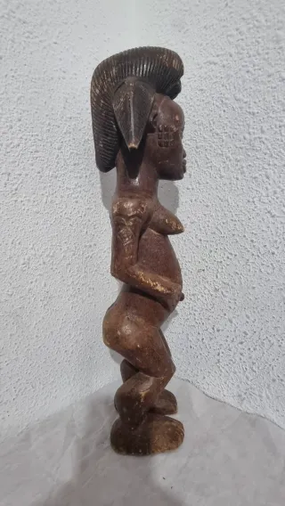 Figura Arte Africano Madera Tallada