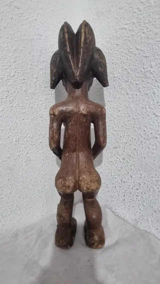 Figura Arte Africano Madera Tallada