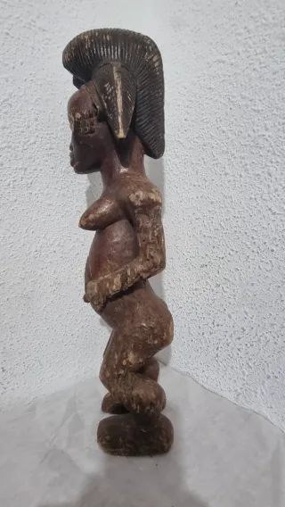 Figura Arte Africano Madera Tallada