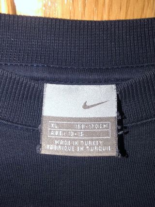 Sudadera Nike Azul Marino Talla 13-15