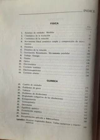 Problemas de Física y Química.
