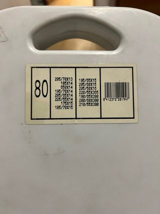 cadena de Rueda para 2 ruedas