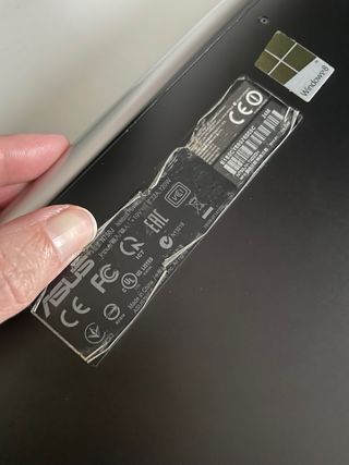 Portátil Asus N750j Plata