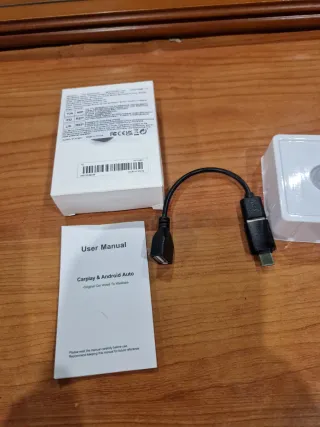 Adaptador CarPlay Android Auto 2 en 1 Inalámbrico