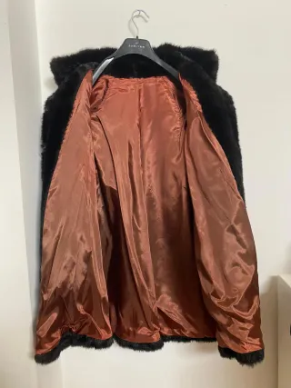 Pelliccia sintetica vintage sartoriale anni '70