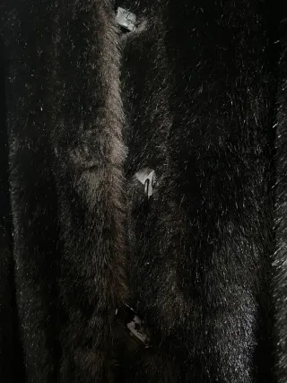 Pelliccia sintetica vintage sartoriale anni '70