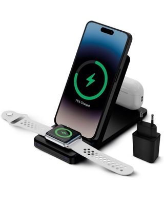 Cargador KSIX 3 en 1 Inalámbrico