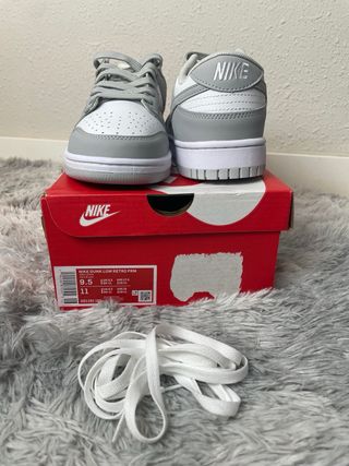 Nike Dunk Low Retro PRM Gris/Blanco