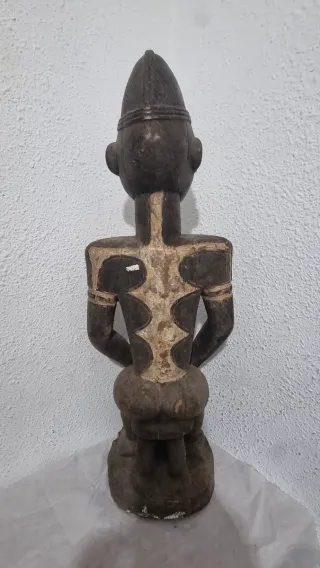 Figura Arte Africano Madera Tallada