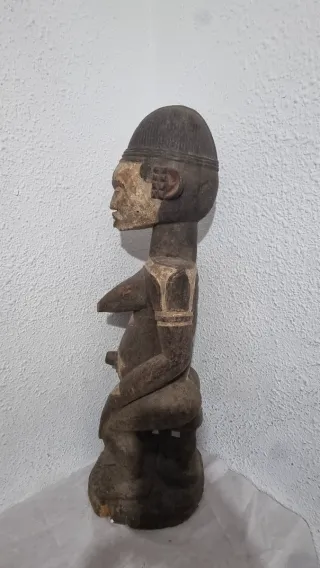 Figura Arte Africano Madera Tallada