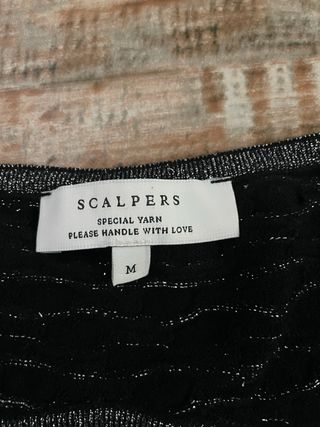 Top Scalpers M Negro Plateado