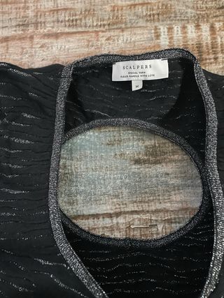 Top Scalpers M Negro Plateado