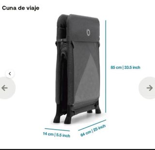 Cuna de viaje plegable Bugaboo stardust
