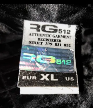 Chaqueta de Piel Beige y Negra