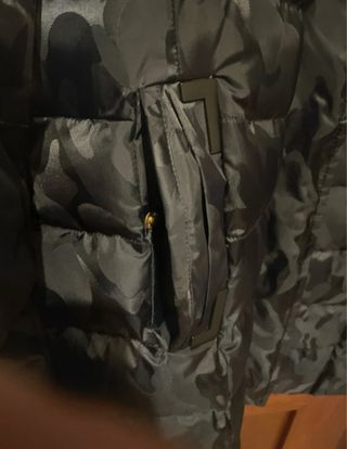 Cazadora de invierno con camuflaje