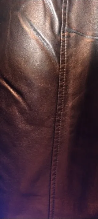 Cazadora Polipiel Negra,  nueva