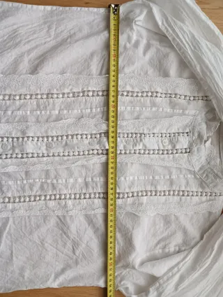 Blusa T.XXL Glowrias blanca Mujer