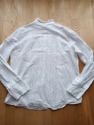 Blusa T.XXL Glowrias blanca Mujer