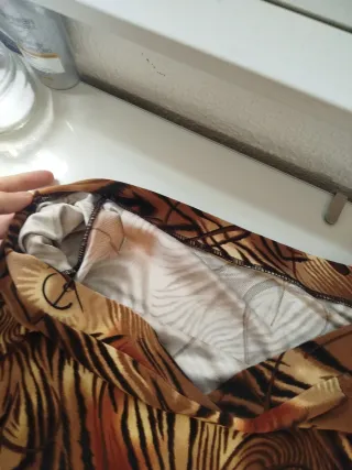 Camiseta leopardo manga larga Talla S