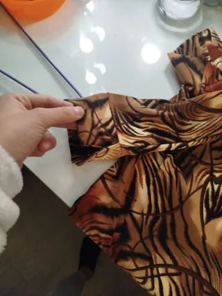 Camiseta leopardo manga larga Talla S