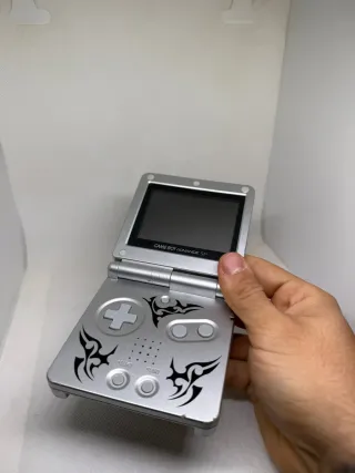 Nintendo Game Boy Advance SP Gris Tribal