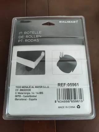 4 Ruedas Giratorias Nuevas 50mm nuevas a estrenar