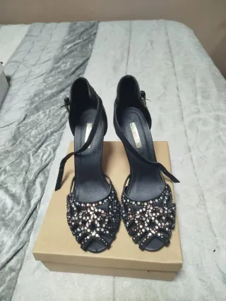 Zapatos de fiesta negros talla 37
