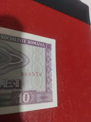 Billete 10 Lei Rumanía Socialista