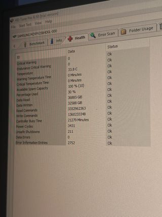SSD NVMe M.2 Samsung 256 GB