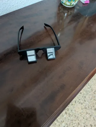 Gafas para asegurar escalada sin girar cuello