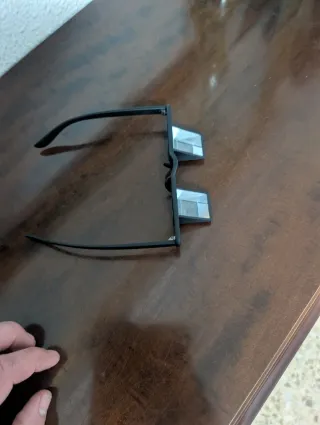 Gafas para asegurar escalada sin girar cuello