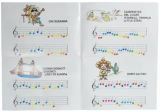 Piano de Juguete Sirena Amarillo