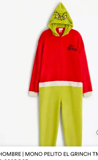 Pijama Mono Grinch Talla L