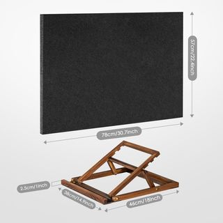 CABALLETE PLEGABLE DE MADERA PARA MONTAR PUZZLES